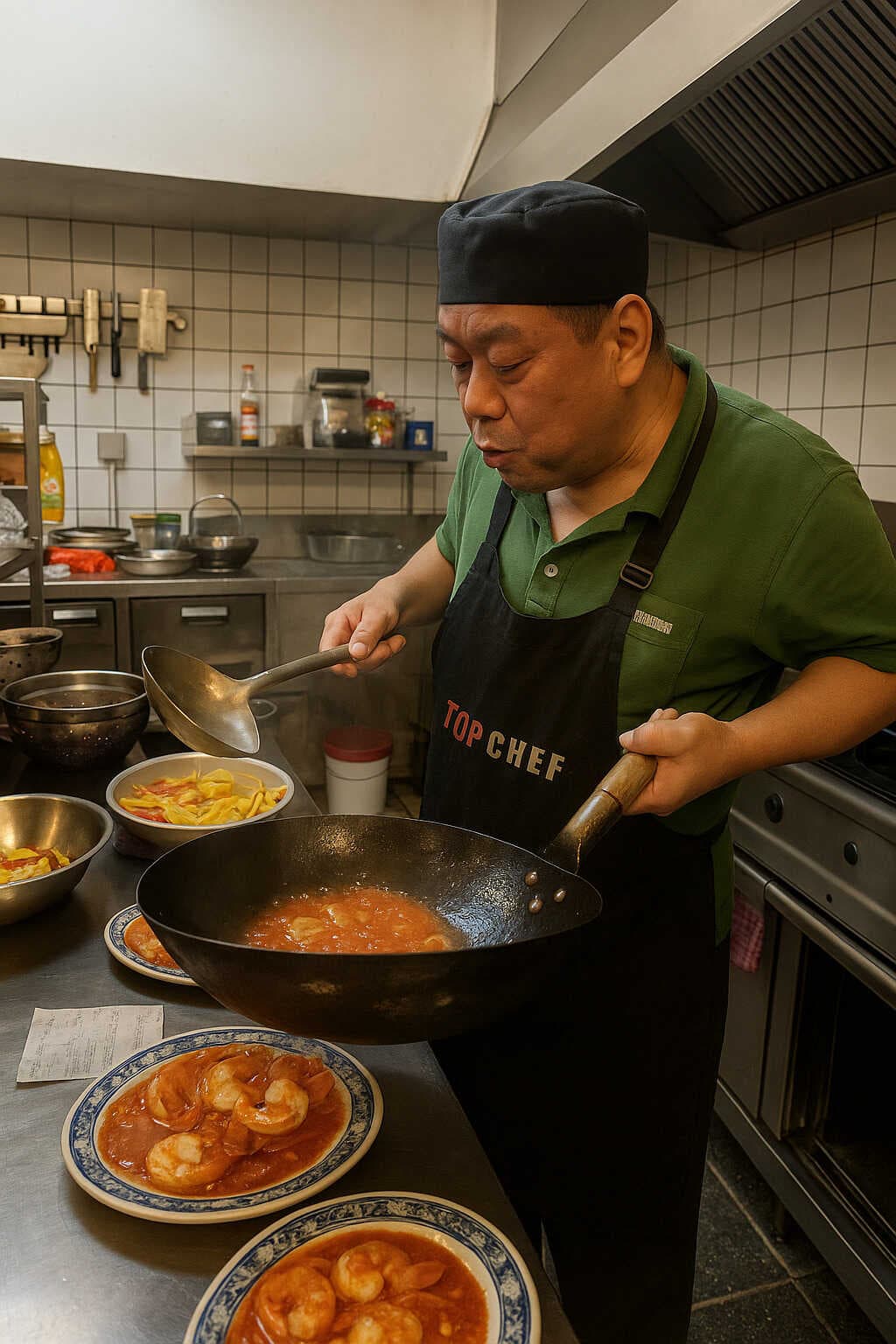 Portrait du chef du restaurant L'Indochine